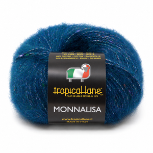 Lana/Cotone MONNALISA - Tropical Lane - Colore: 99 - BLU - by LacariaRicami.Store