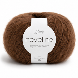 Lana NEVELINE - Silke - Colore: 408 - MARRONE - by LacariaRicami.Store