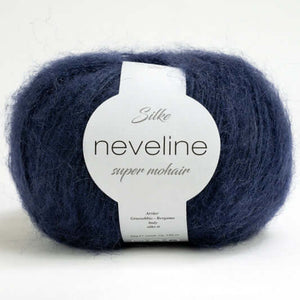 Lana NEVELINE - Silke - Colore: 610 - BLU SCURO - by LacariaRicami.Store