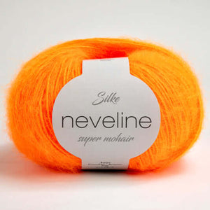 Lana NEVELINE - Silke - Colore: 4010 - ARANCIONE NEON - by LacariaRicami.Store