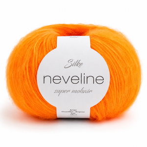 Lana NEVELINE - Silke - Colore: 4010 - ARANCIONE NEON - by LacariaRicami.Store