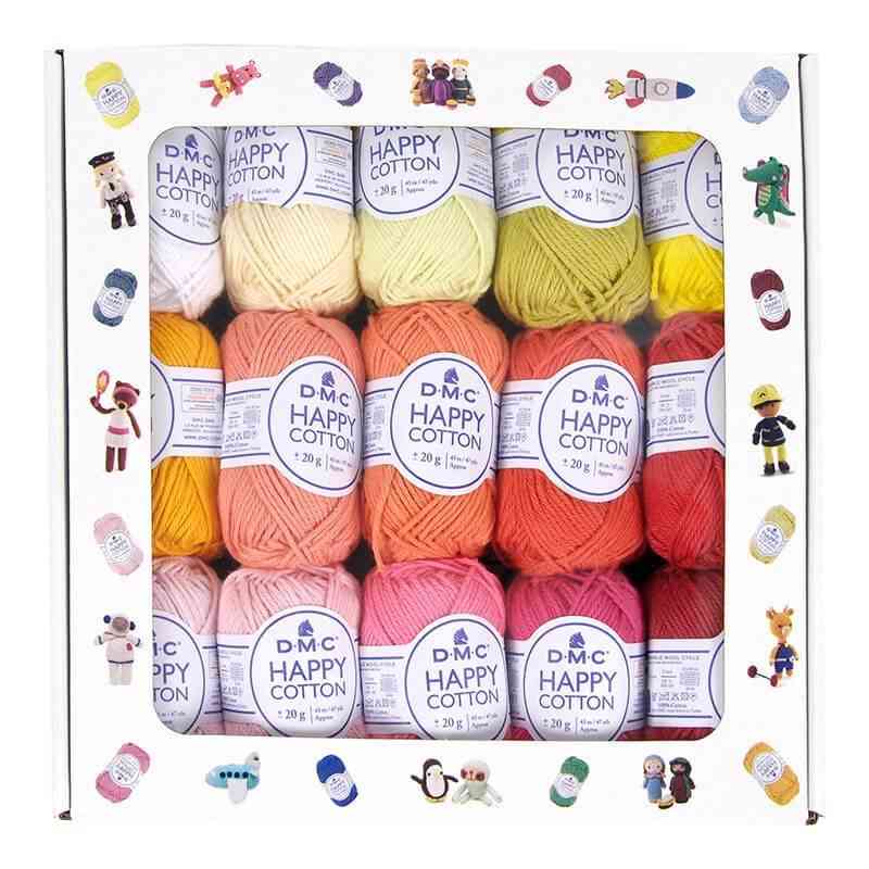 Pacco Di 30 Gomitoli Happy Cotton - DMC - LacariaRicami.Store