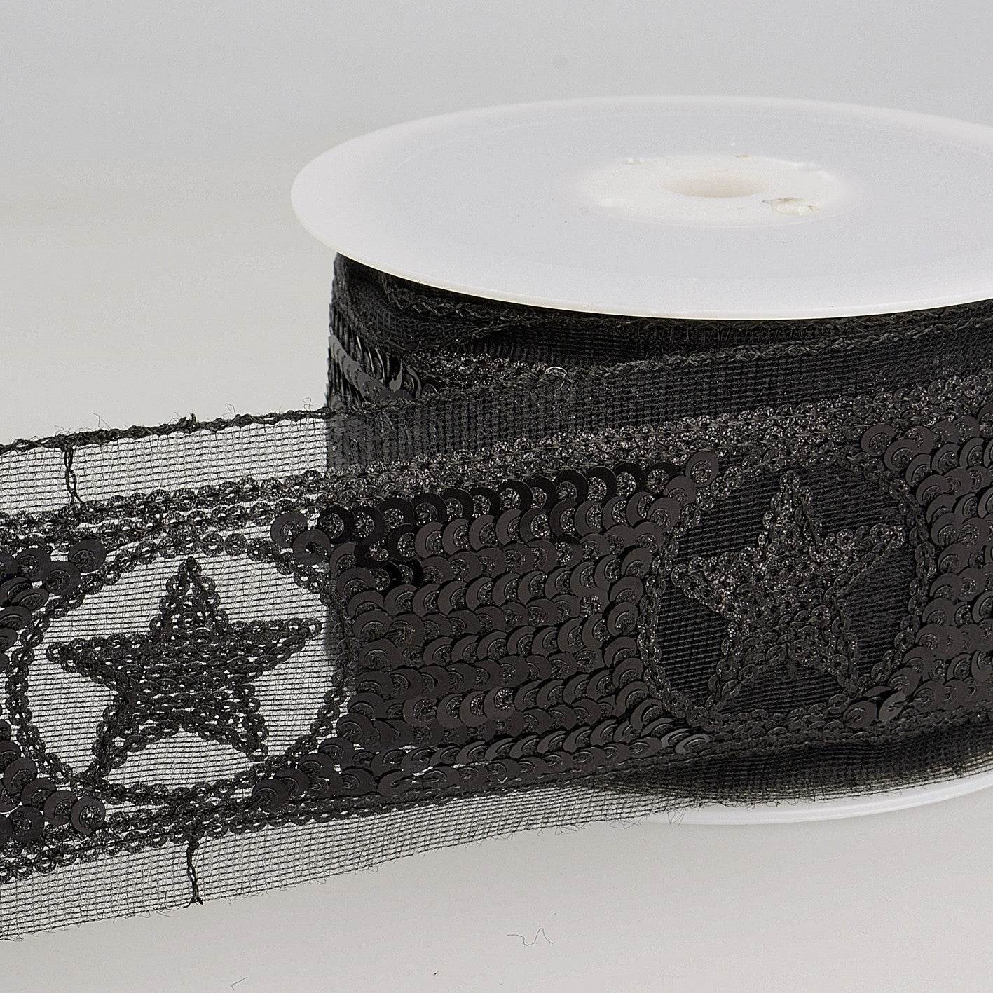 Passamaneria PAILLETTE STELLA - Colore: NERO - by LacariaRicami.Store