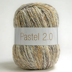 Lana Pastel 2.0 - Silke - Colore: 727 - PANNA TORTORA MULTICOLOR - by LacariaRicami.Store