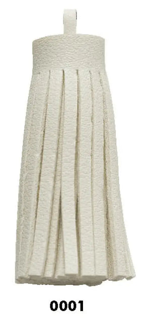PENDENTI Borse Unicolor 6 Cm - Colore: 0001 - BIANCO PANNA - by LacariaRicami.Store