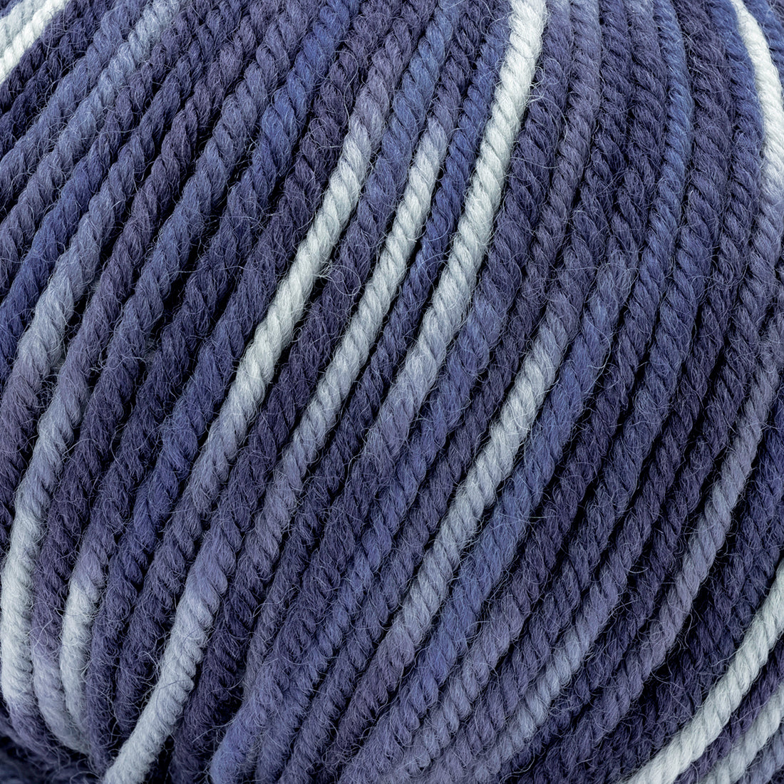 Lana BABY PEO 30 Merino COLOR - Silke - 126 - BLU SFUMATO - LacariaRicami.Store