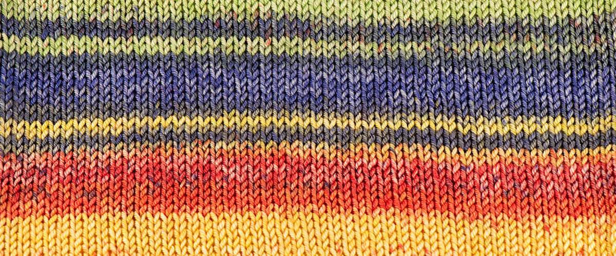 Lana PEO DELAVE’ - Silke - Colore: 01 - GIALLO ROSSO VIOLA VERDE - by LacariaRicami.Store