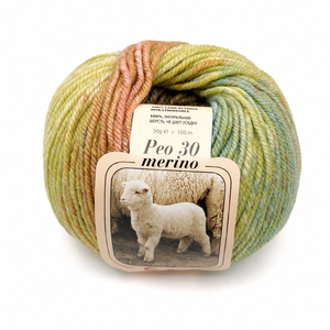 Lana PEO DELAVE’ - Silke - Colore: 03 - GIALLO VERDE AZZURRO MARRONE - by LacariaRicami.Store