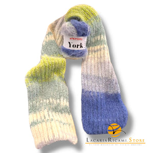 Lana YORK - MONDIAL - Colore: SCIARPA YORK 906 - by LacariaRicami.Store