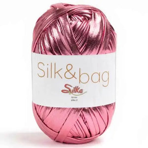 Fettuccia SILK&BAG - Silke - 0022M - ROSA - LacariaRicami.Store