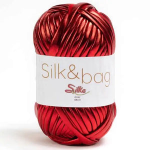 Fettuccia SILK&BAG - Silke - 0023M - ROSSO - LacariaRicami.Store