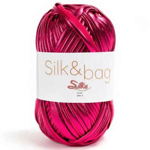 Fettuccia SILK&BAG - Silke - 0024M - FUCSIA - LacariaRicami.Store