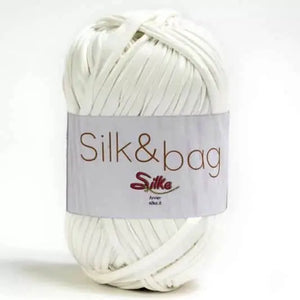 Fettuccia SILK&BAG - Silke - 0026M - BIANCO - LacariaRicami.Store