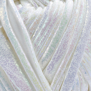 Fettuccia SILK&BAG MADREPERLA - Silke - 0001 - BIANCO MADREPERLA - LacariaRicami.Store