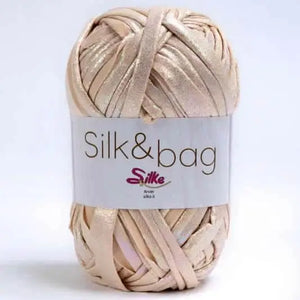 Fettuccia SILK&BAG MADREPERLA - Silke - 0003 - BEIGE MADREPERLA - LacariaRicami.Store