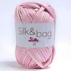 Fettuccia SILK&BAG MADREPERLA - Silke - 0007 - ROSA MADREPERLA - LacariaRicami.Store