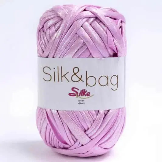 Fettuccia SILK&BAG MADREPERLA - Silke - 0017 - LILLA MADREPERLA - LacariaRicami.Store