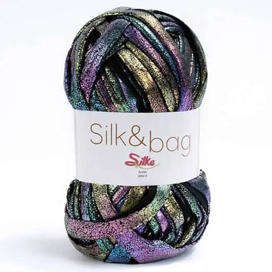 Fettuccia SILK&BAG MADREPERLA - Silke - 0019 - MULTICOLOR SCURO - LacariaRicami.Store