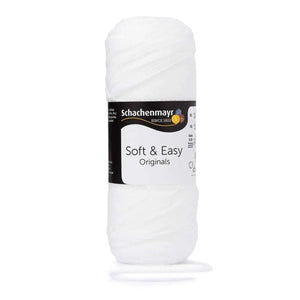 Lana SOFT & EASY - Schachenmayr - Colore: 00001 - Bianco - by LacariaRicami.Store