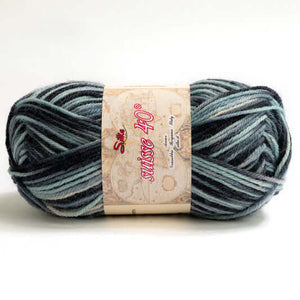Lana SUISSE COLOR - Silke - Colore: 619 - NERO GRIGIO MIX - by LacariaRicami.Store