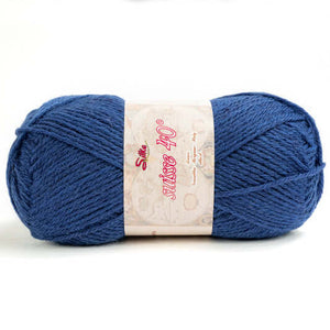 Lana SUISSE - Silke - Colore: 879 - BLU - by LacariaRicami.Store