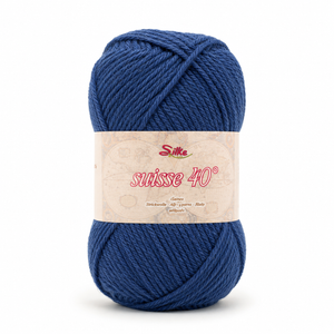 Lana SUISSE - Silke - Colore: 879 - BLU - by LacariaRicami.Store