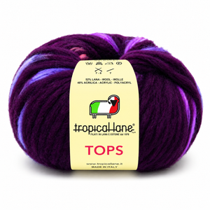 Lana TOPS - Tropical Lane - Colore: 15 - BORDEAUX - by LacariaRicami.Store