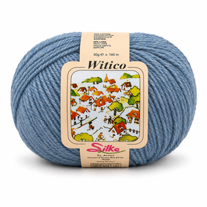 Lana Witico - Silke - Colore: 011 - AVION MELANGE - by LacariaRicami.Store