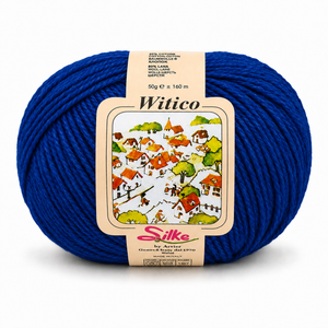 Lana Witico - Silke - Colore: 238 - BLU ELETTRICO - by LacariaRicami.Store