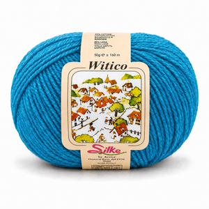 Lana Witico - Silke - Colore: 814 - TURCHESE - by LacariaRicami.Store