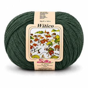 Lana Witico - Silke - Colore: 9112 - VERDE SALVIA - by LacariaRicami.Store