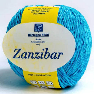 Cotone ZANZIBAR - Bertagna Filati - 0315 - TURCHESE - LacariaRicami.Store
