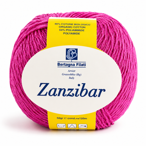 Cotone ZANZIBAR - Bertagna Filati - Colore: 0013 - FUCSIA - by LacariaRicami.Store