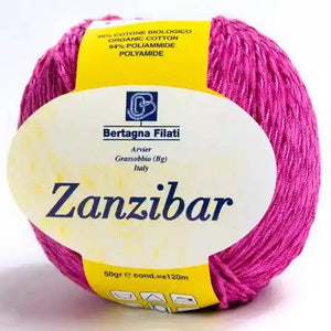Cotone ZANZIBAR - Bertagna Filati 0013 - FUCSIA - LacariaRicami.Store