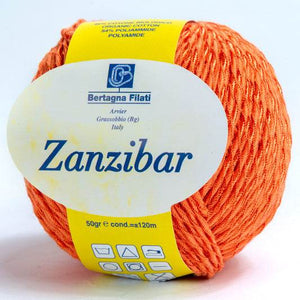 Cotone ZANZIBAR - Bertagna Filati - 0055 - ARANCIO - LacariaRicami.Store