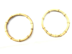 SET 2 MANICI IN BAMBOO - - LacariaRicami.Store