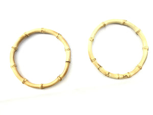 SET 2 MANICI IN BAMBOO - - LacariaRicami.Store