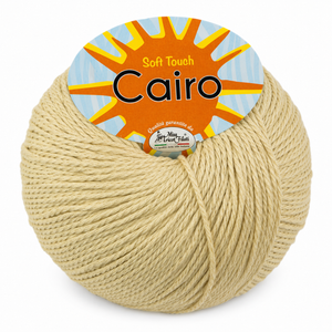 Cotone Cairo - Miss Tricot Filati - Colore: 03 - ECRÚ - by LacariaRicami.Store