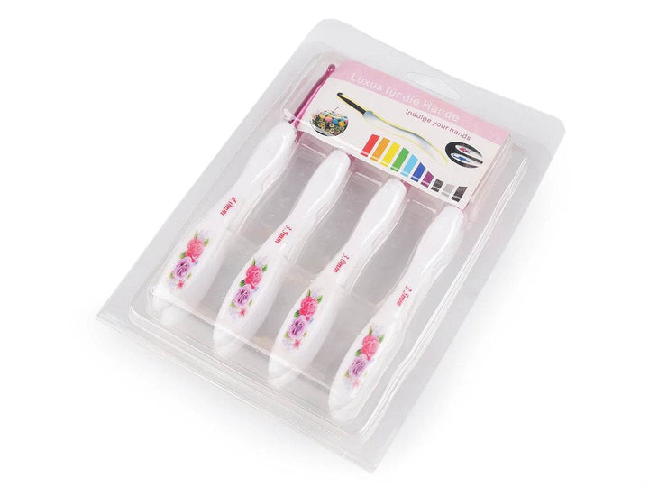 SET di uncinetti ergonomici - ROSE - - LacariaRicami.Store