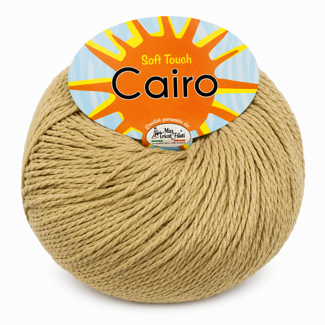 Cotone Cairo - Miss Tricot Filati - Colore: 04 - BEIGE - by LacariaRicami.Store
