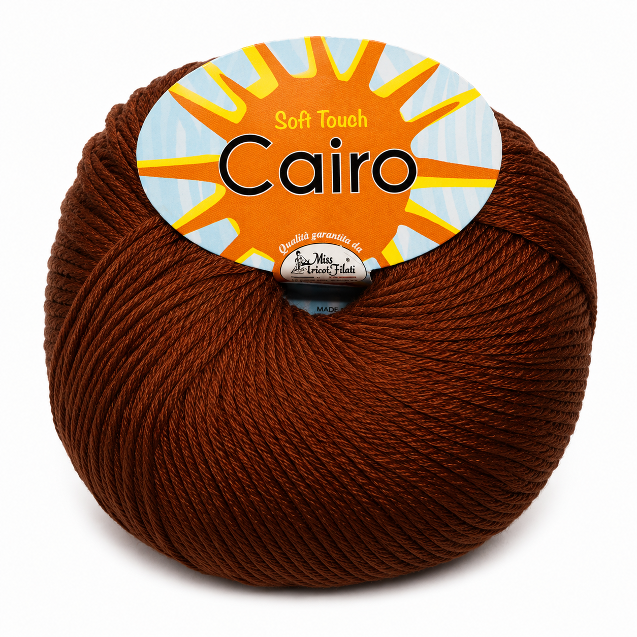 Cotone Cairo - Miss Tricot Filati - Colore: 05 - MARRONE - by LacariaRicami.Store