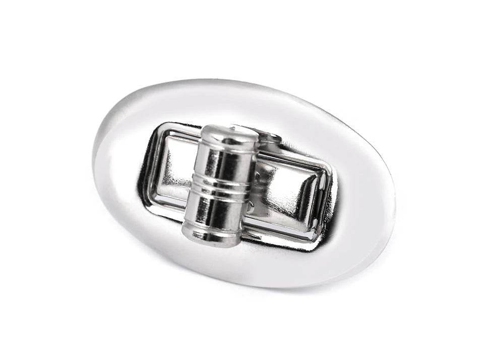 CHIUSURA a girello per BORSA – 20 x 32 mm - OVALE - - LacariaRicami.Store