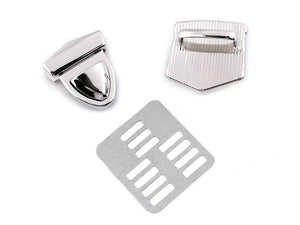 CHIUSURA a pulsante per BORSA - 33 x 41 mm - - LacariaRicami.Store