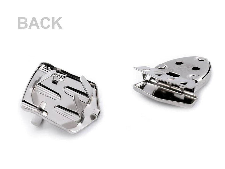 CHIUSURA a pulsante per BORSA - 33 x 41 mm - - LacariaRicami.Store