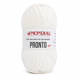 Lana PRONTO NEW - MONDIAL - Colore: 100 - BIANCO - by LacariaRicami.Store