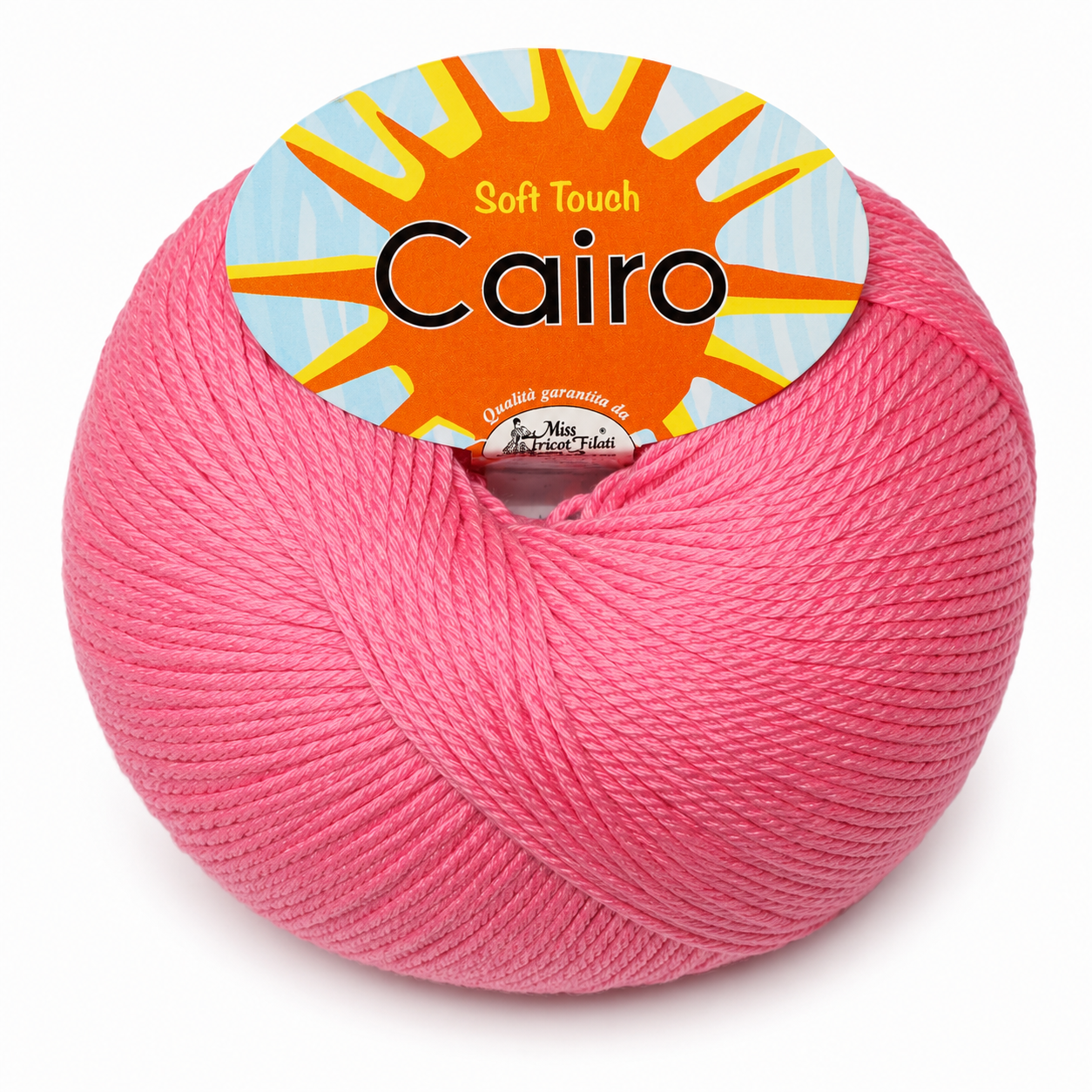 Cotone Cairo - Miss Tricot Filati - Colore: 10 - ROSA FORTE - by LacariaRicami.Store