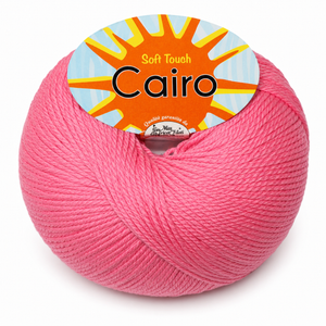 Cotone Cairo - Miss Tricot Filati - Colore: 10 - ROSA FORTE - by LacariaRicami.Store