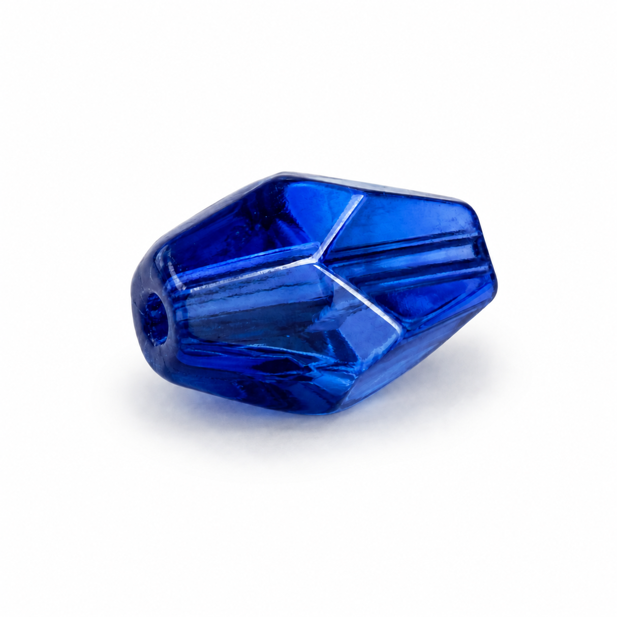 PERLE Cristallo Bicono 10x7mm - Colore: 214-B11 - BLU INDACO - by LacariaRicami.Store