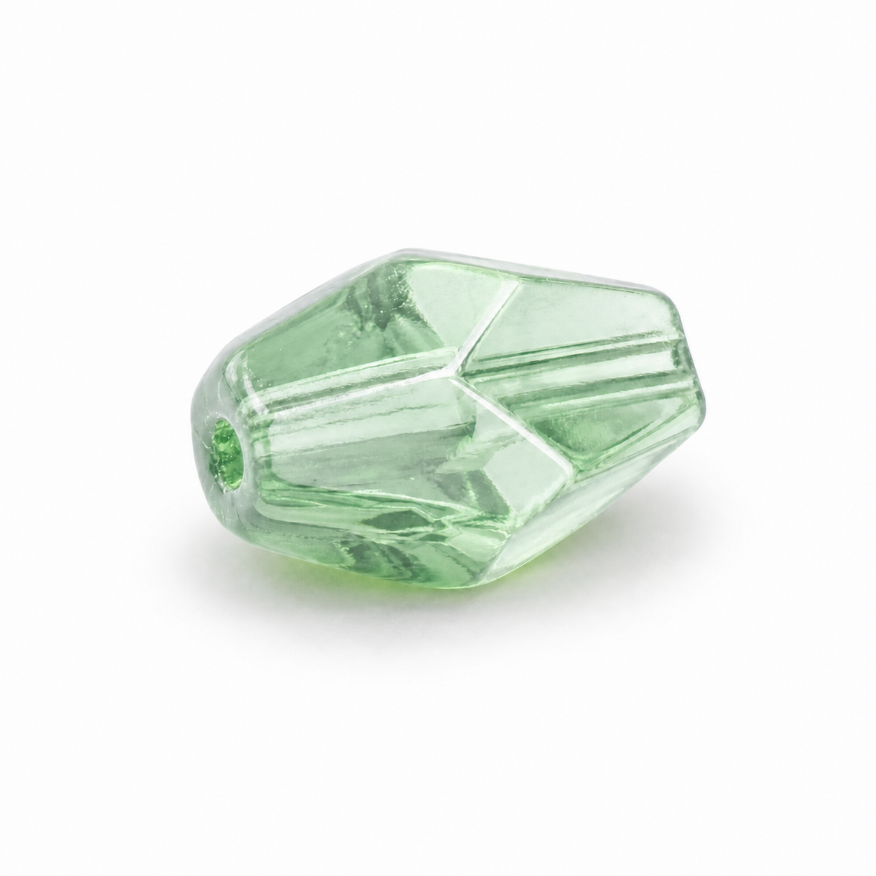 PERLE Cristallo Bicono 10x7mm - Colore: 214-B13 - VERDE ACQUA - by LacariaRicami.Store