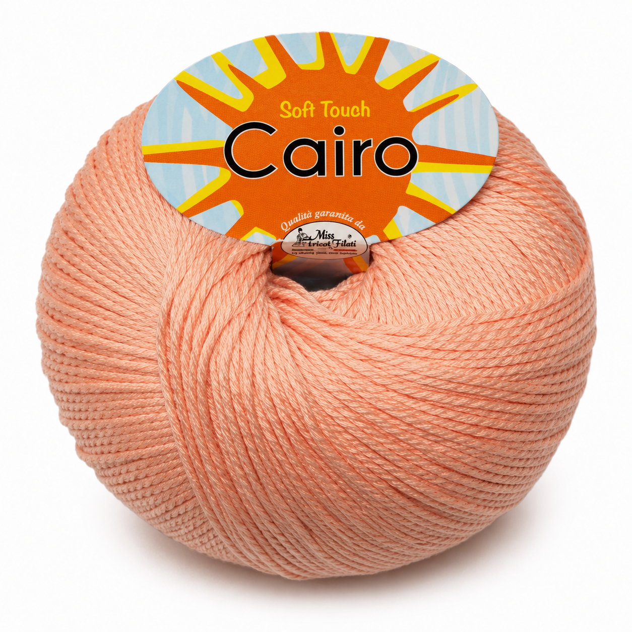 Cotone Cairo - Miss Tricot Filati - Colore: 13 - ROSA PESCA - by LacariaRicami.Store